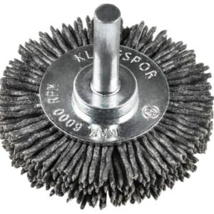 Drahtbürsten BRS 600 P Rundbürste mit Schaft, Polyamidborsten für Edelstahl, NE-Metalle, Holz